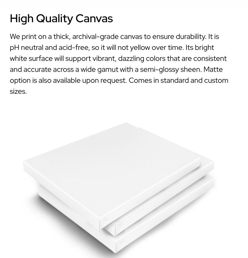 Canvas quality