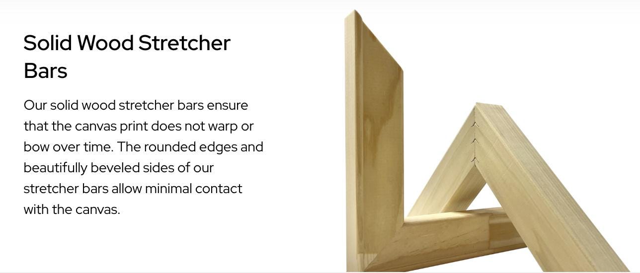 Canvas stretcher bars